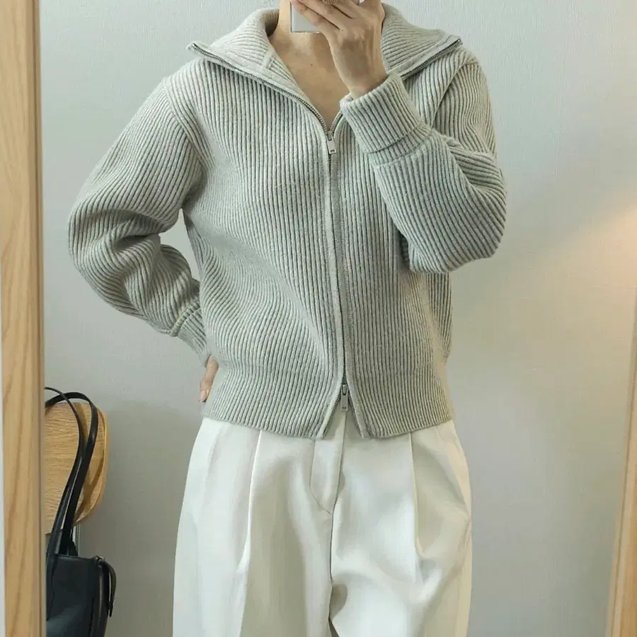 (F)에드모어 여성 니트 집업 긴팔 가디건