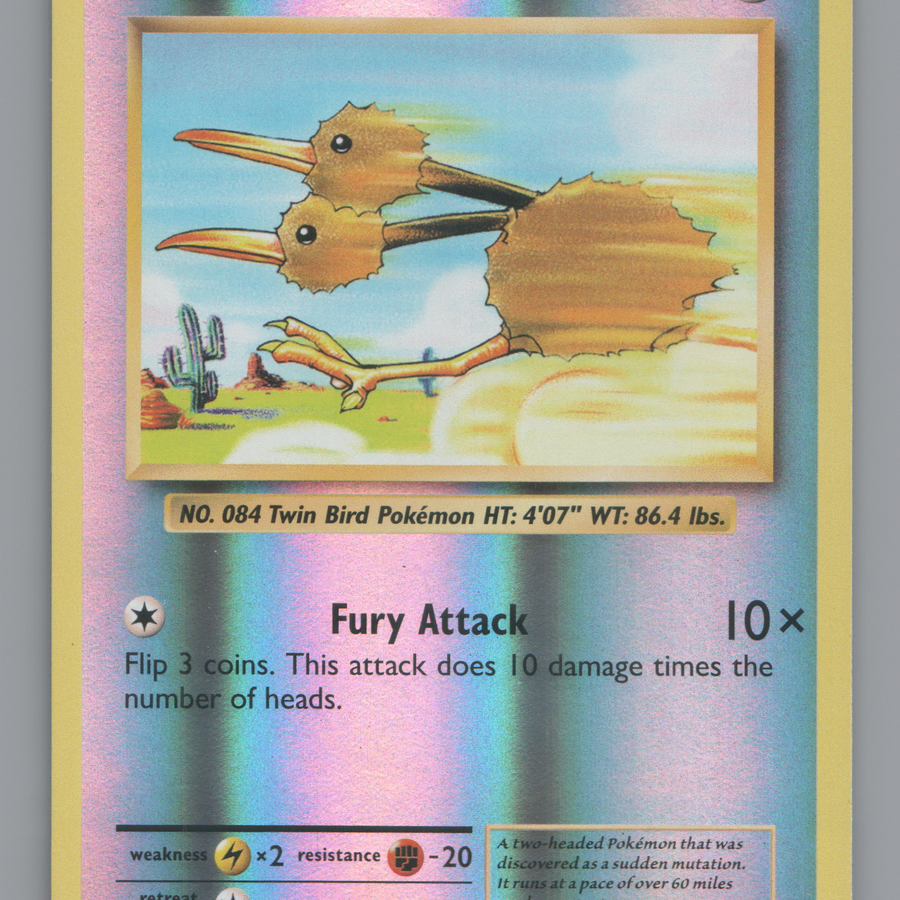 두두 Doduo 리버스홀로 2016 Common(EVO 69/108) 포켓몬카드