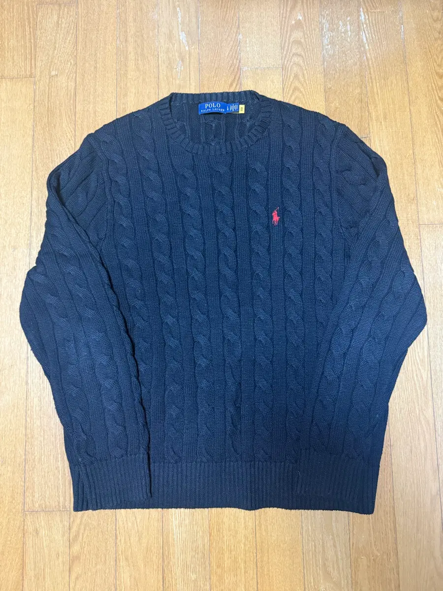 Polo Ralph Lauren Cable Knit Black