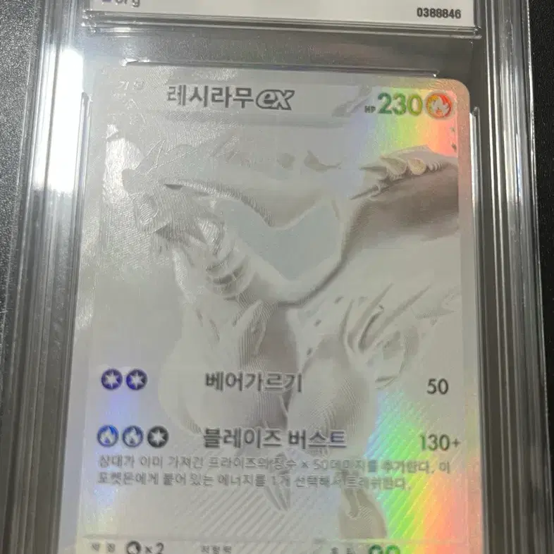 포켓몬 카드 레시라무 brg 9등급