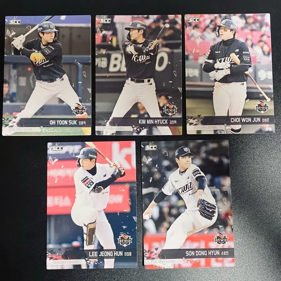 [KT] 2026 SCC KBO 카드 | 오윤석, 김민혁, 최원준, 이정훈, 손동현 일괄판매
