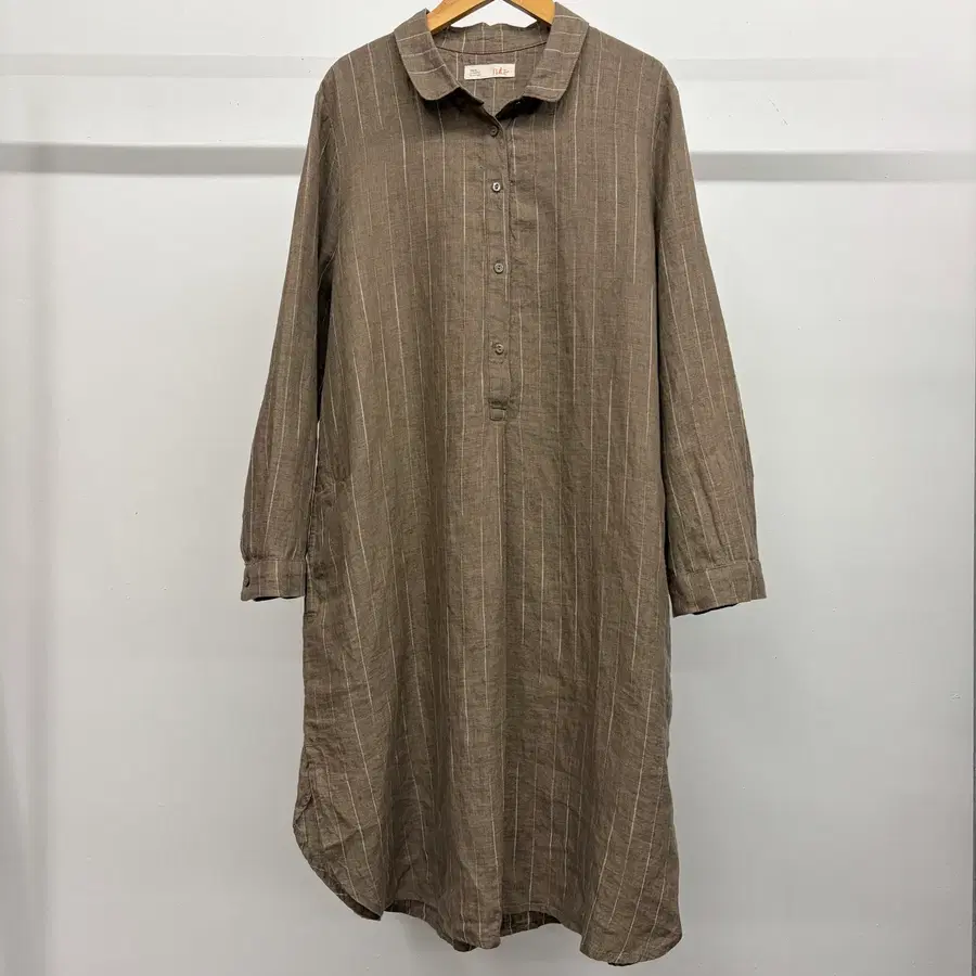 isae 이새 린넨 셔츠 원피스 66