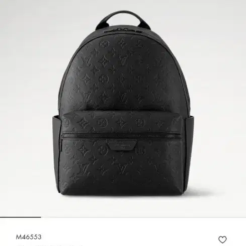 루이비통 디스커버리 가죽 백팩 모노그램 블랙