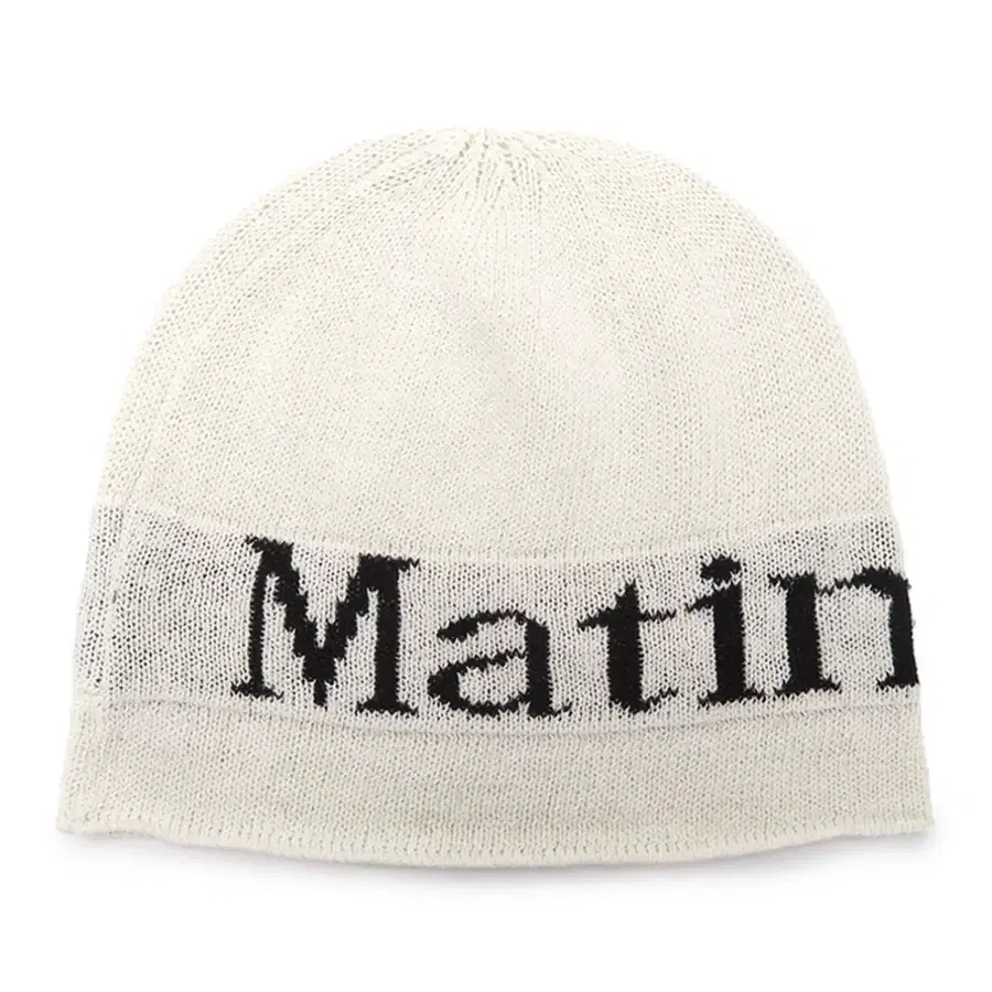 마뗑킴 비니 화이트 LOGO LINEN SHORT BEANIE IN WHITE 탄산마그네슘/오헤시오/코이세이오/미세키서울/미스치프