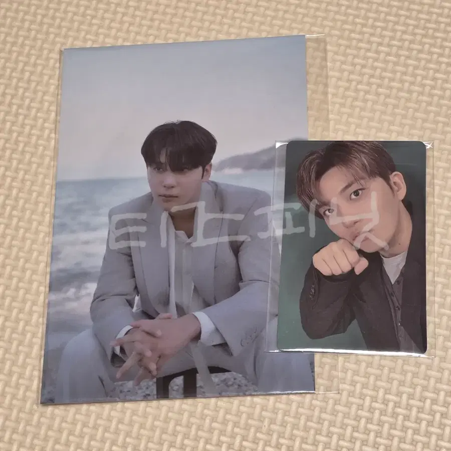 에이티즈 럭드 ateez sns인증 전시회 blue drift exhibition - 엽서 포카 세트 종호 postcard poca pc set jongho