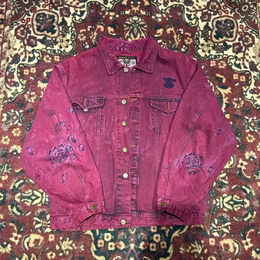 90s 빈티지 데님 자켓 (염색)