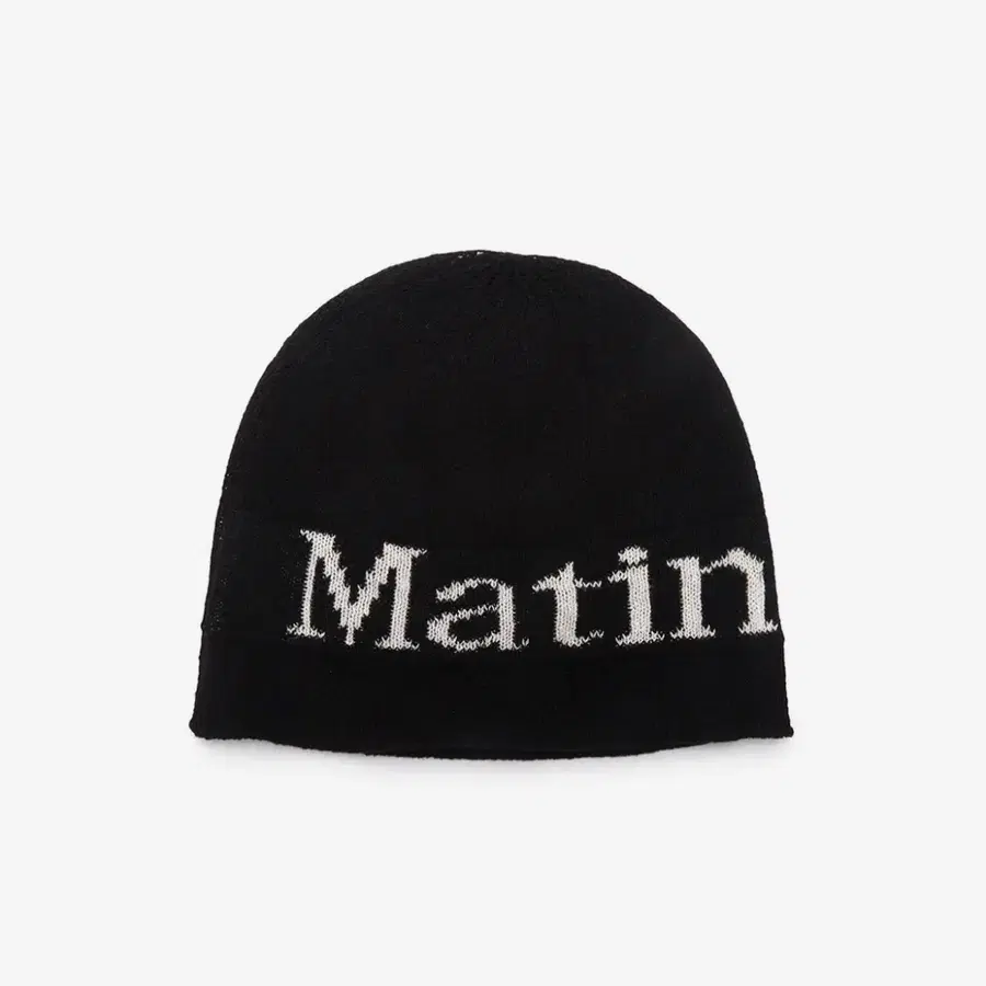 마뗑킴 비니 화이트 LOGO LINEN SHORT BEANIE IN BLACK 탄산마그네슘/오헤시오/코이세이오/미세키서울/미스치프