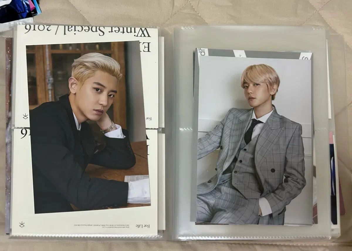 Exo Chanyeol Baekhyun Concert Goods Postcard