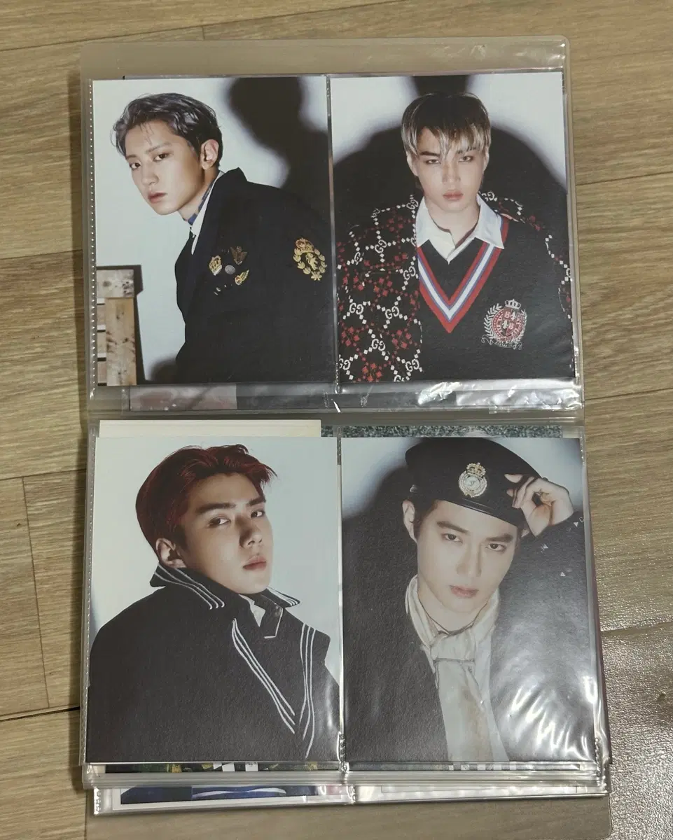 Exo Suho Chanyeol Kai Sehun official goods postcard