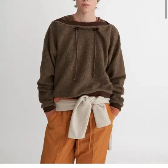 Colorcolour 컬러컬러 PUDDLE SWEATSHIRTS (brown) 1사이즈