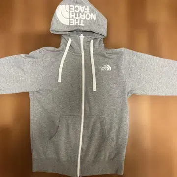 THE NORTH FACE 지퍼 후드티 그레이