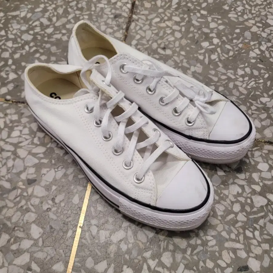[235 size] 컨버스 올스타 플랫폼 로우 단화