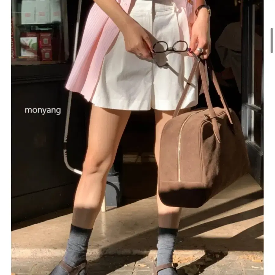 Are ing 아잉 도매택 반디 핀턱 숏팬츠