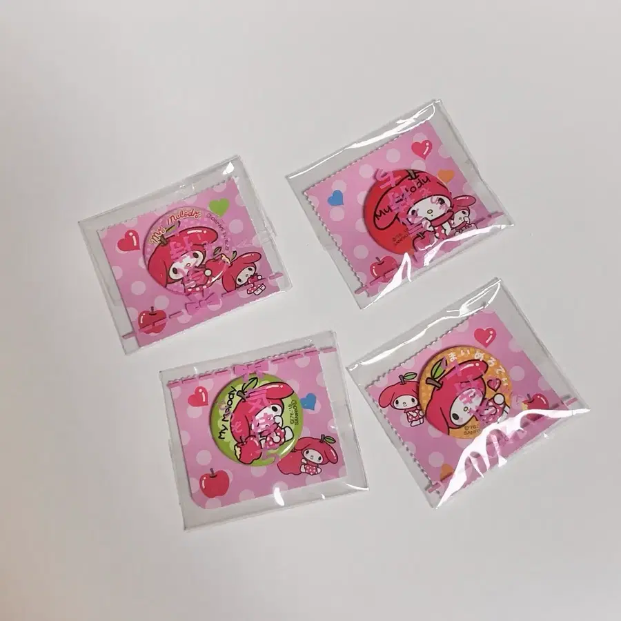 마이멜로디 고전 핀버튼 뱃지 일괄