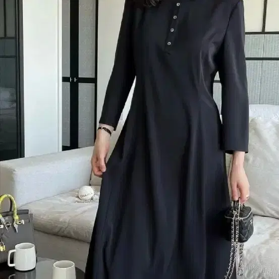 라밤바룸 캐리 카라버튼 원피스 1
