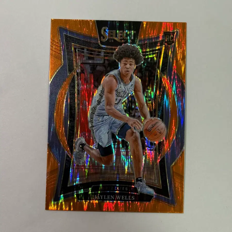 [루키] 멤피스 제일런 웰스 루키 틸 플래시 셀렉트 NBA 카드