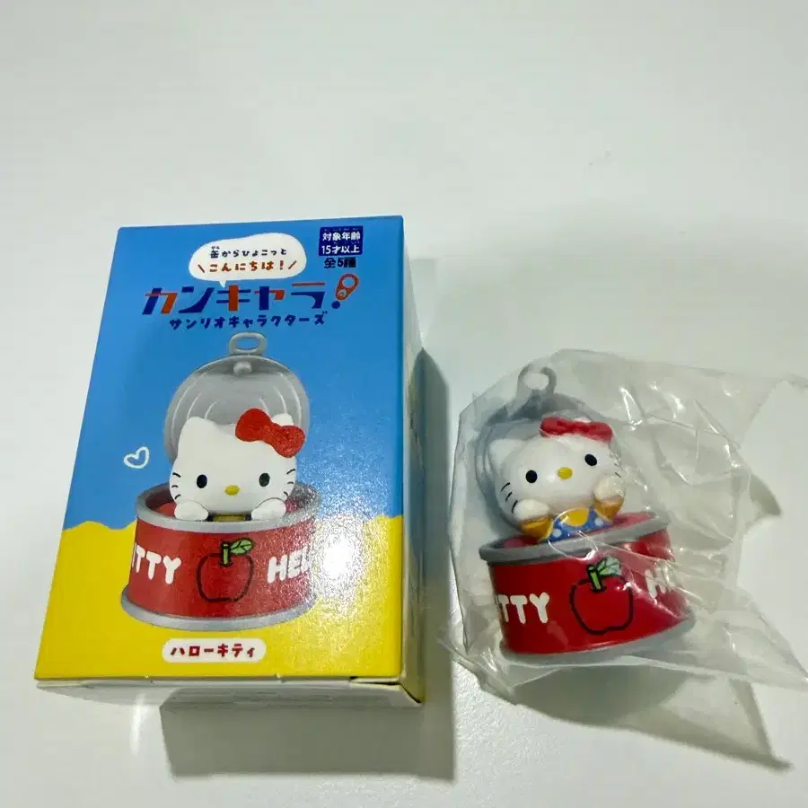 산리오 헬로키티 캔 피규어 비닐미개봉