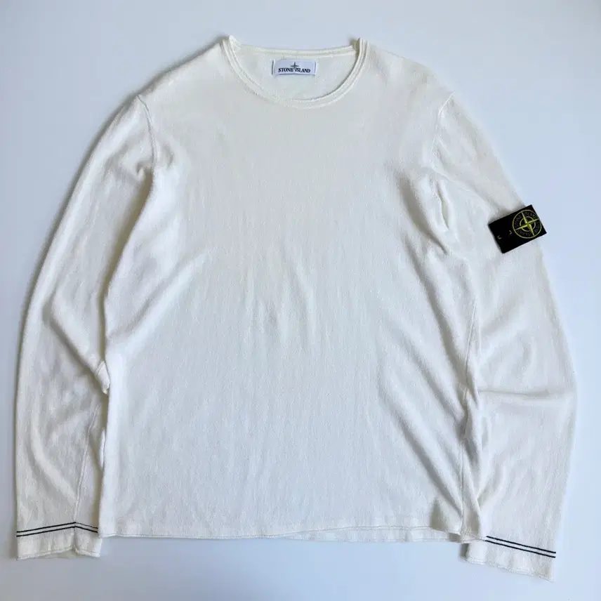 Stone Island ストーンアイランド ホワイトアイボリーニット