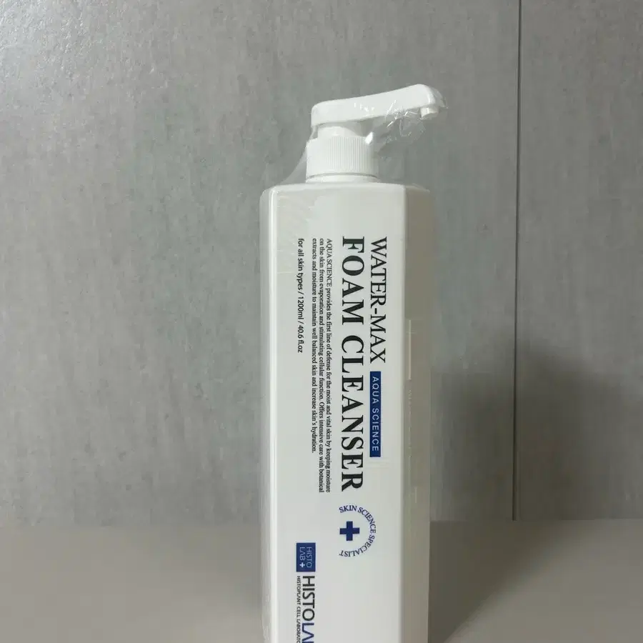 히스토랩 워터맥스 폼 클렌저 1200ml