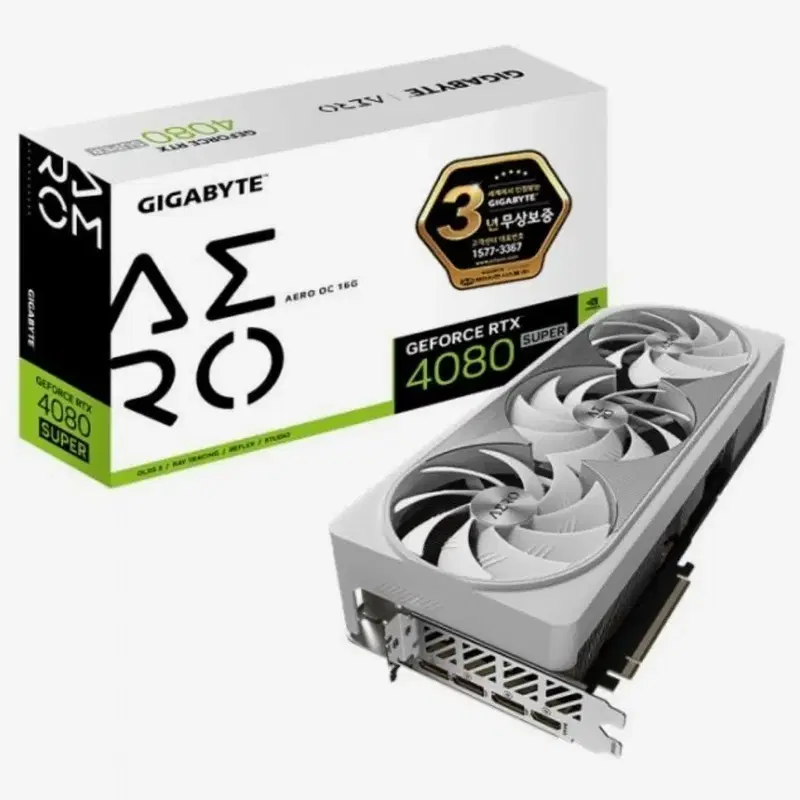 기가바이트 RTX 4080 SUPER AERO OC D6X 16GB