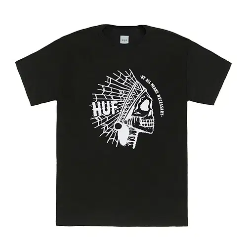 [새상품] 허프 티셔츠 S사이즈 CHIEF SS TEE - BLK