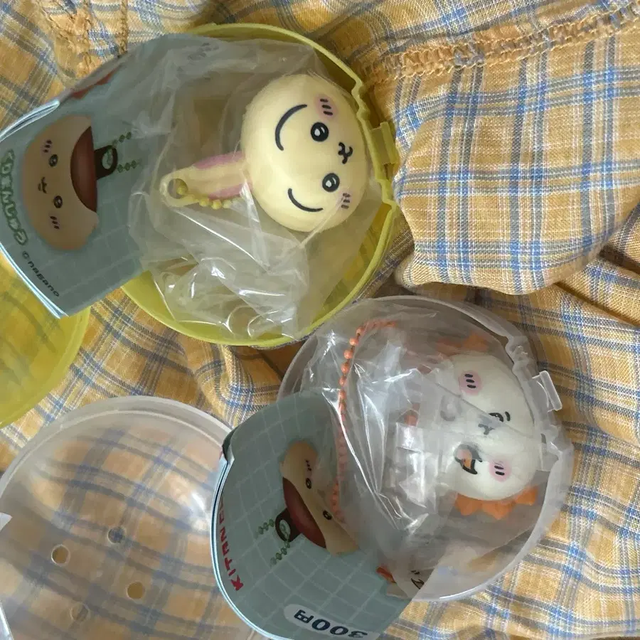 먼작귀 치이카와 립캡 마스코트 키링 가챠 우사기 시사 일괄