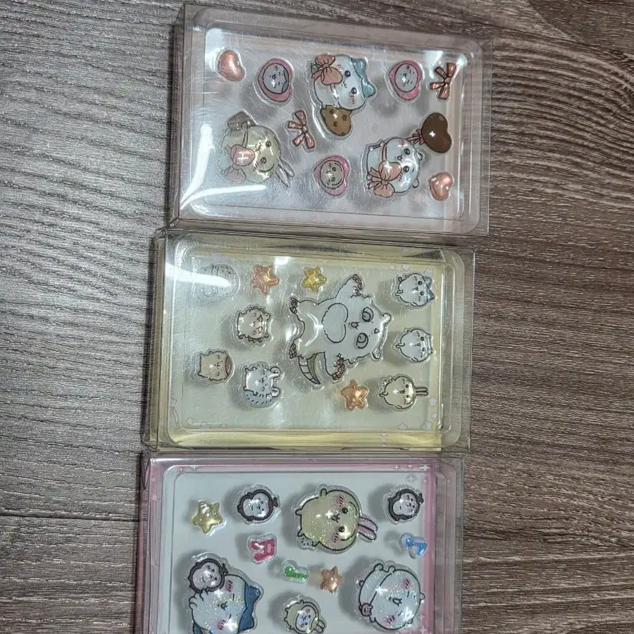 치이카와 정품 스티커 3종 일괄판매