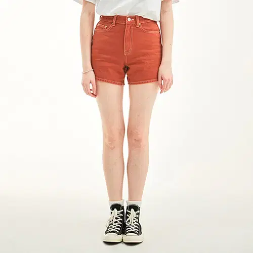 [새상품] 키르시 반바지 1사이즈 HIGH WAIST SHOT PANTS HS [RED]