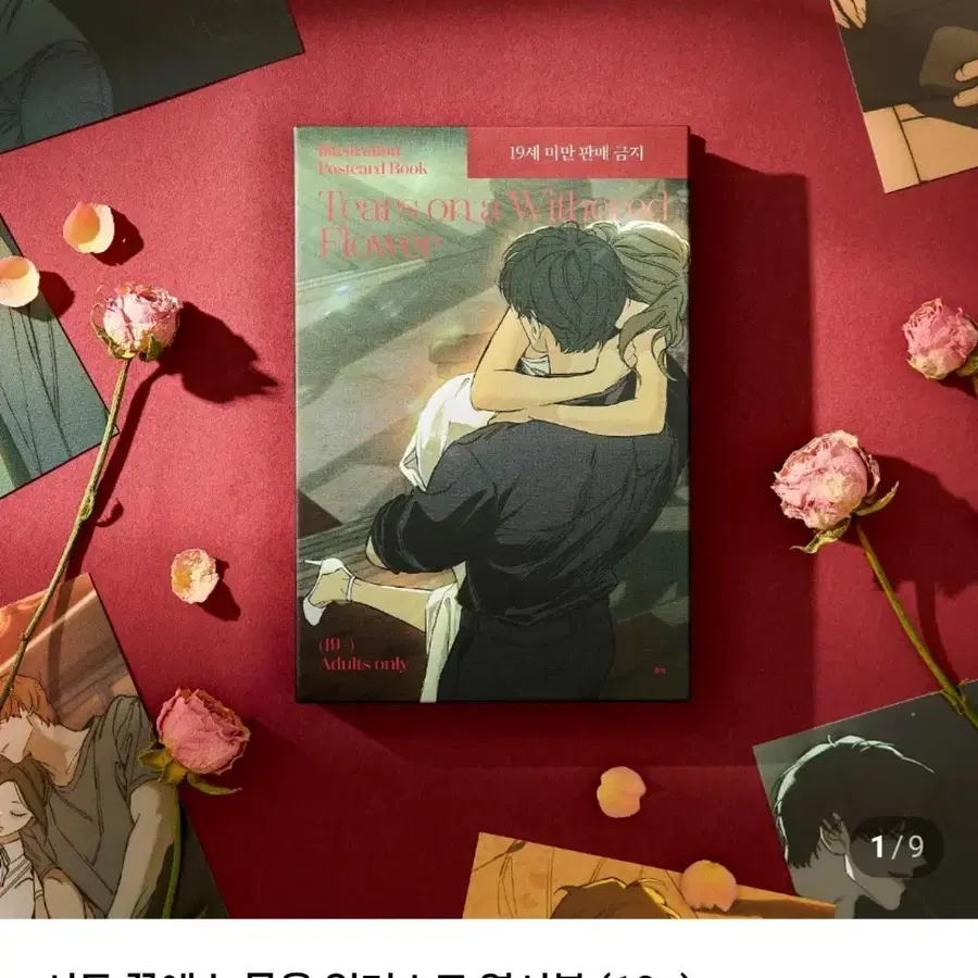시든 꽃에 눈물을 엽서북 판매