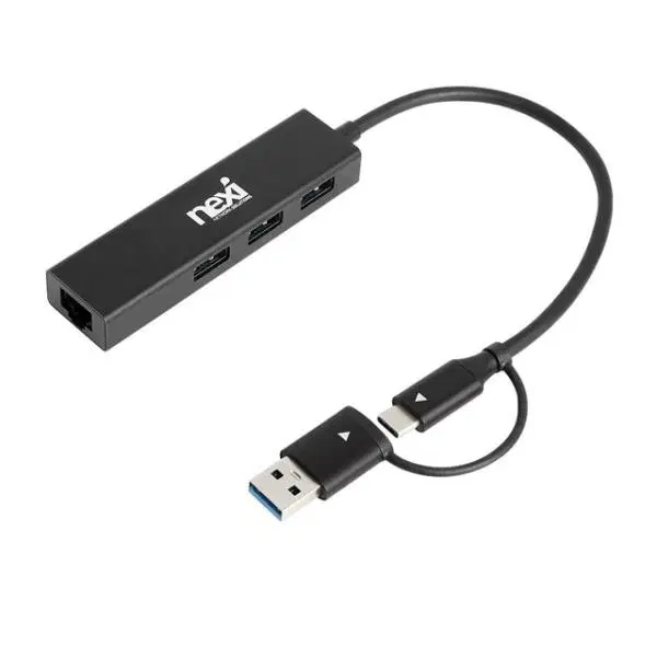 기가비트 랜포트 USB 3.1 멀티허브 (A+C타입)