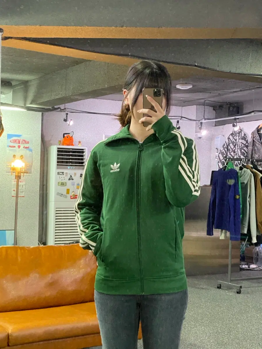 Adidas Europa Track Top Jersey Green B6154