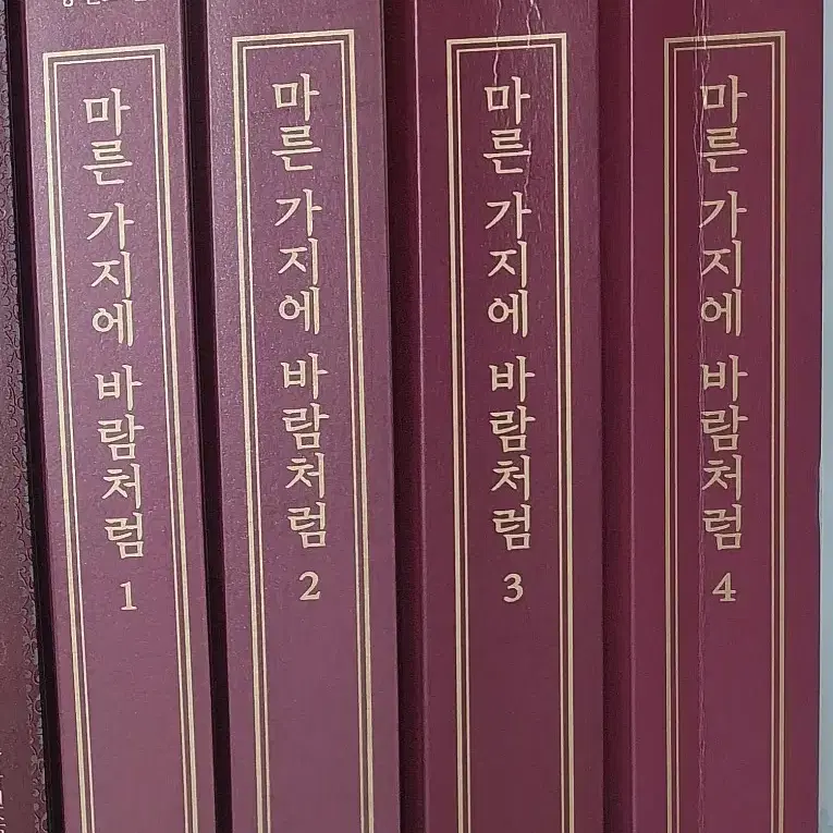 로판 소설 마른가지에 바람처럼 리커버판 1~4권