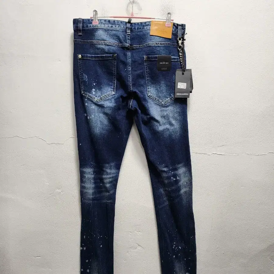 (새상품) DSQUARED2 쿨가이 체인 데님팬츠