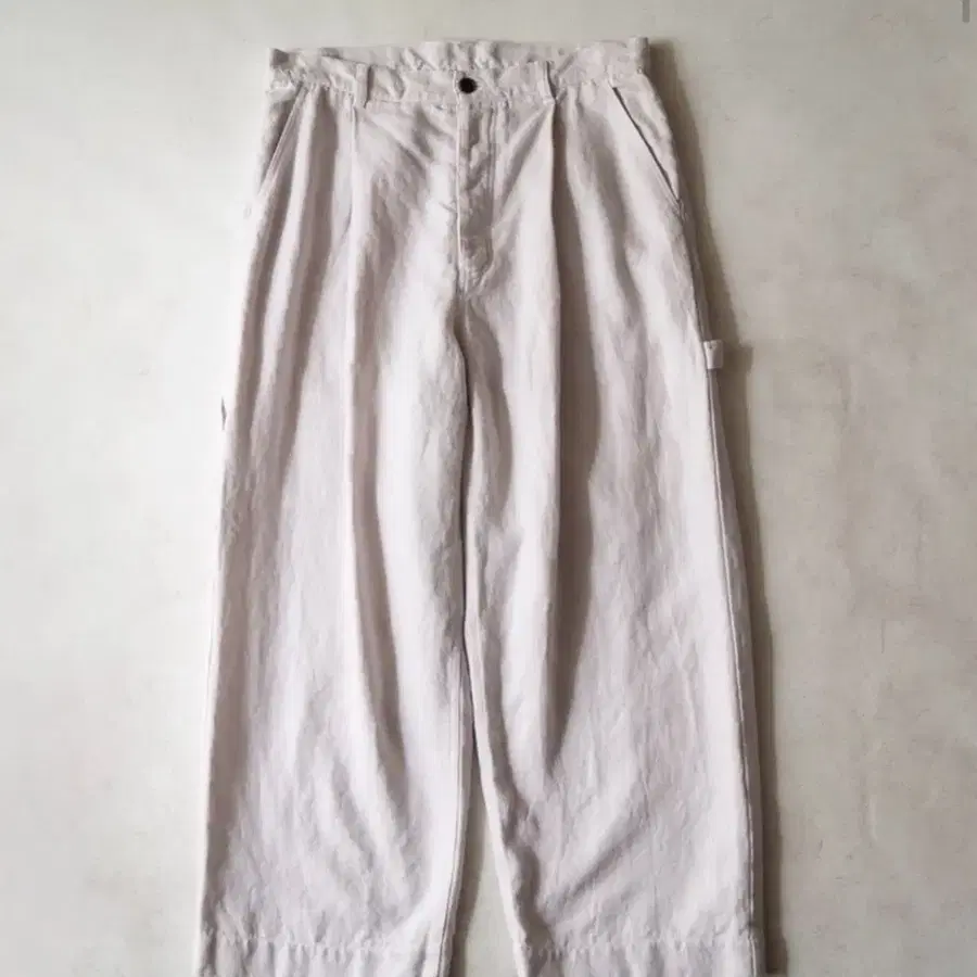 네스트 로브 컨팩트 린넨 덕페인터 팬츠