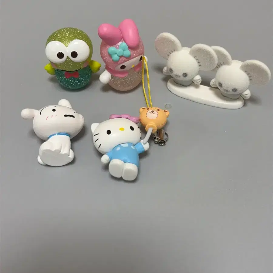 산리오, 흰둥이, 포켓몬 작은 피규어 키링