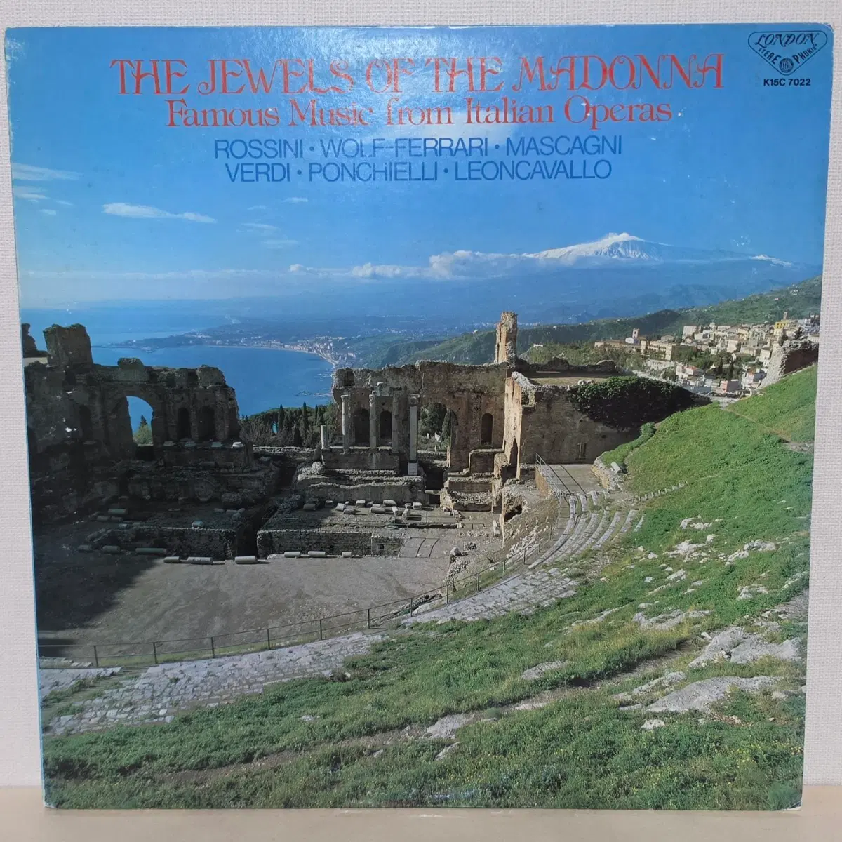 Italian Opera Orchestra (Chorus 1) / Madonna's Jewels, La Traviata, etc. / Verdy, Rothy, etc. / Karajan, Masel, etc. / Classic LP