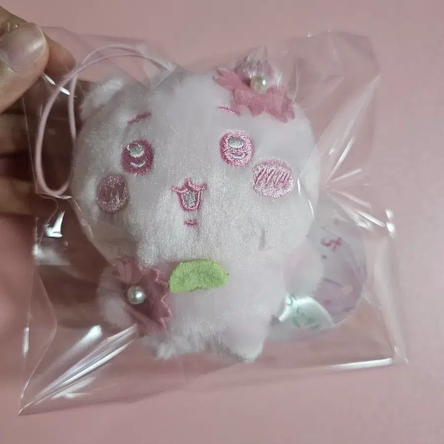 먼작귀 치이카와 벚꽃 인형 키링