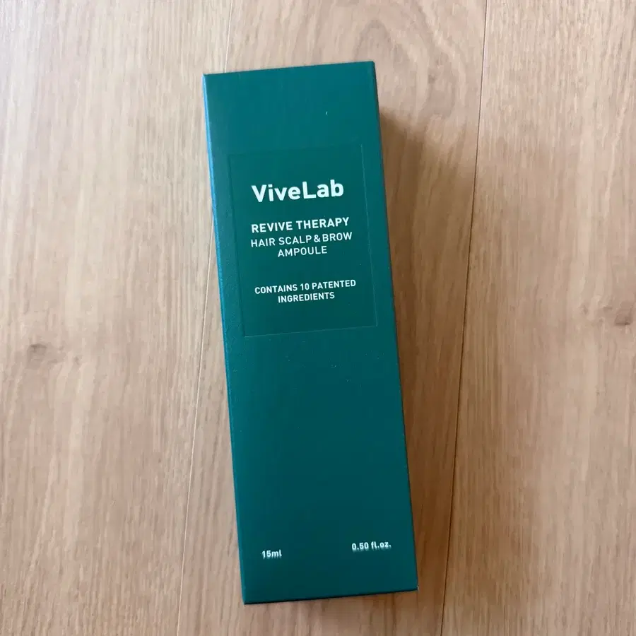 바이브랩 리바이브 테라피 헤어 스칼프 앤 브로우 앰플 15ml 새상품