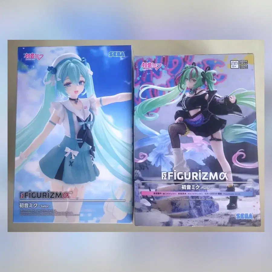 [미개봉] 하츠네 미쿠 FIGURIZMa Sailor + Punk 피규어 2종 일괄