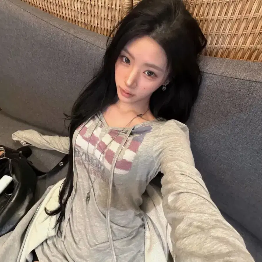 새상품)길라아카이브 USA 로고 롱슬리브