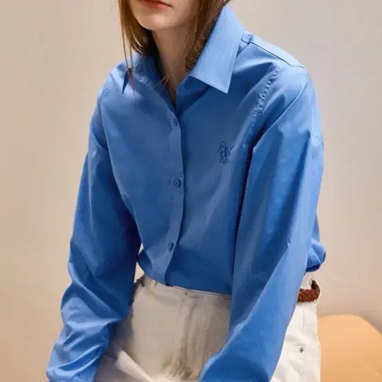 GENERAL IDEA 블루 셔츠