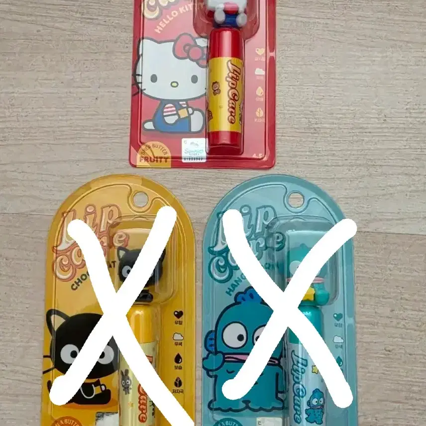 ハローキティ/チョコキャット/ハンギョドン リップケア3種新商品（個単価）