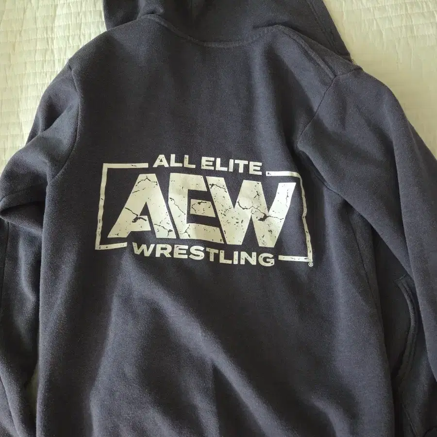 AEW All Elite Wrestling 레슬링 후드집업 S