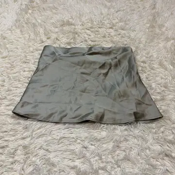 ZARA 자라 광택 새틴 튜브탑 M 그레이지 고급 깔끔한