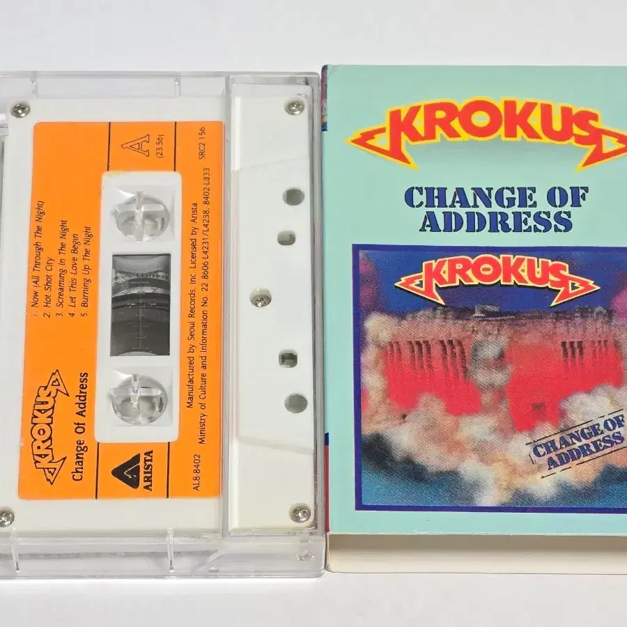 크로커스 (Krokus) - Change Of Address 카세트 테이프
