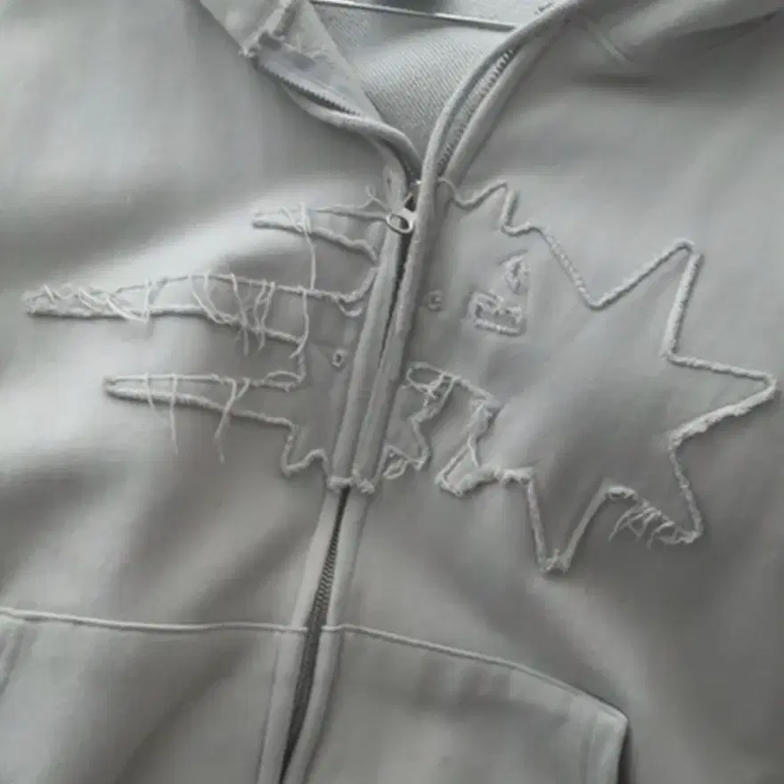 나이트고스트클럽 후드집업 3star logo zip hoodie