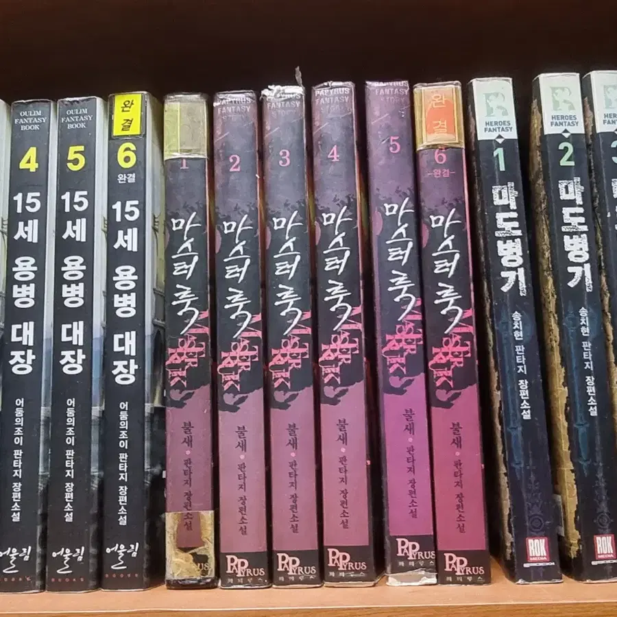 마스터룩 1-6 완 불새 판타지 소설