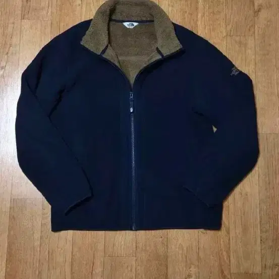 (새옷수준 정품) 노스페이스 보아털 플리스 자켓, 110 (2XL), 네이비색&브라운색