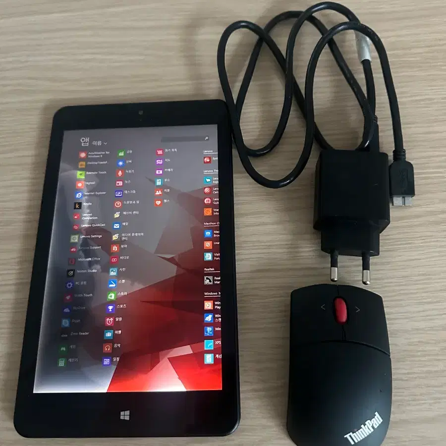 레노버 ThinkPad 미니 태블릿 윈도우 탑재