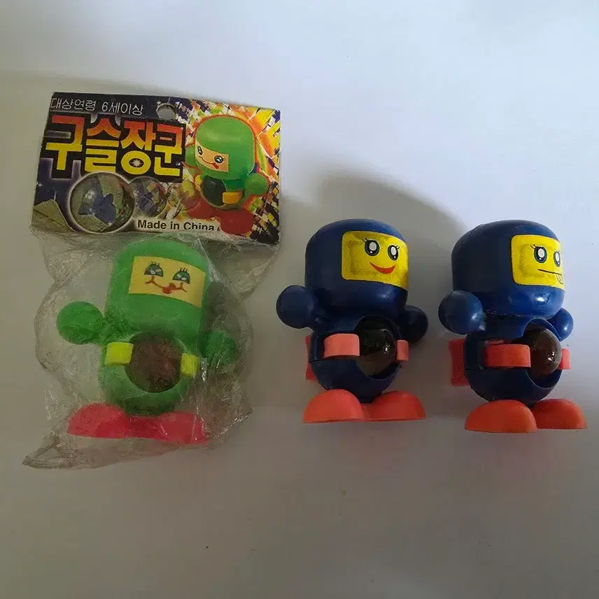 90年代の昔おもちゃ ビー玉仲間 ビー玉将軍フィギュアアンティークポップ